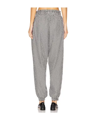 Tanner Fletcher KENNEDY RUFFLE GINGHAM トラックパンツ - サムネイル4