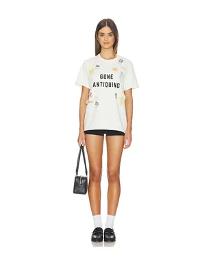 Tanner Fletcher GONE ANTIQUING APPLIQUE Tシャツ - サムネイル4