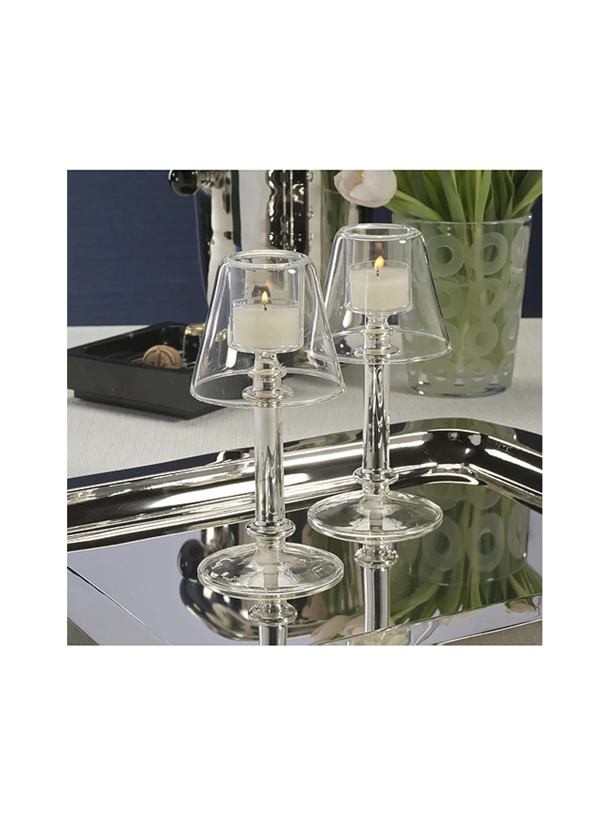 The Favorites ISOLA GLASS TEALIGHT LAMP イソラ ガラス ティーライトランプ - 画像2