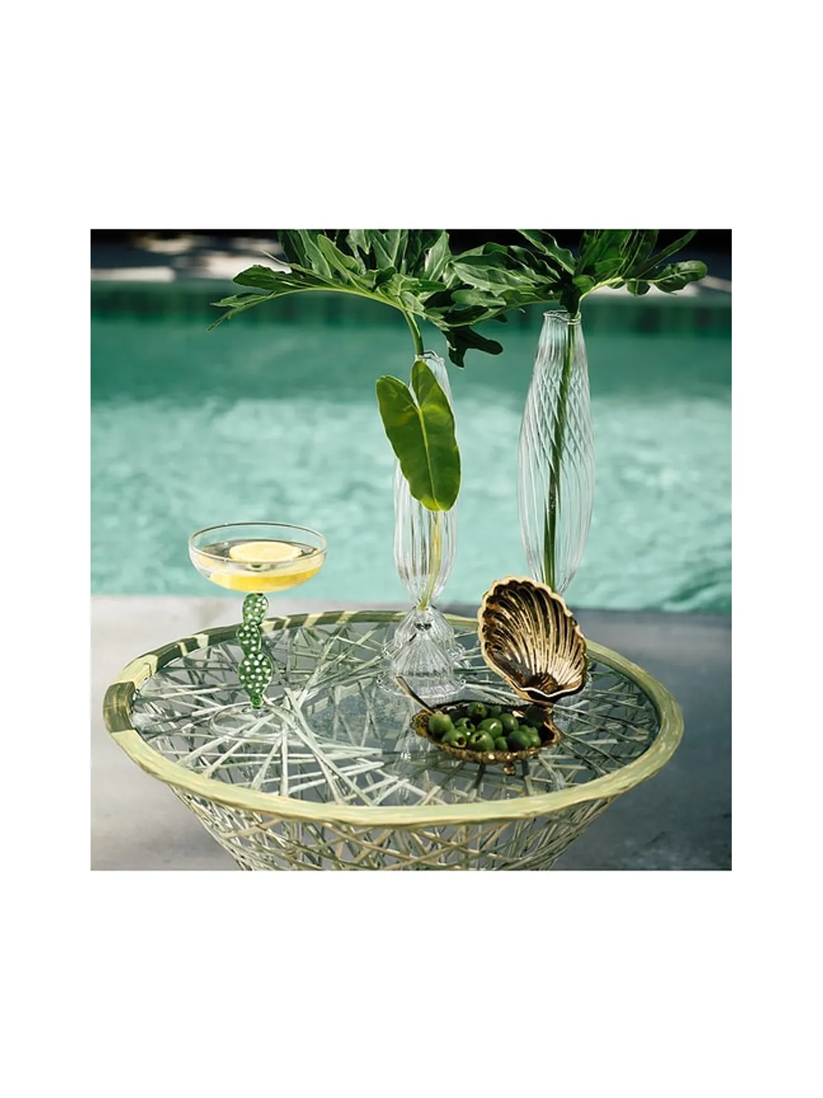 The Favorites CAP FERRAT FAN SHELL LIDDED BOWL WITH SPOON キャップフェラファンシェル蓋付きボウル（スプーン付き） - 画像6