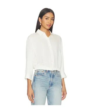 Theory Quarter Sleeve Cropped Shirt - サムネイル2