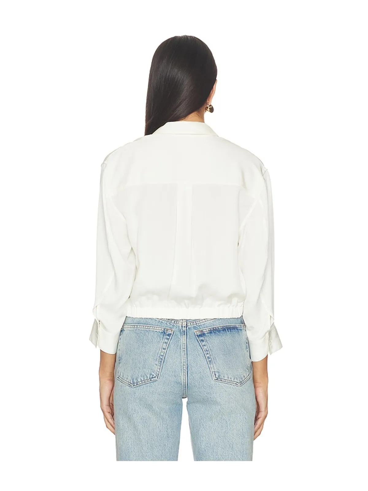 Theory Quarter Sleeve Cropped Shirt - 画像3