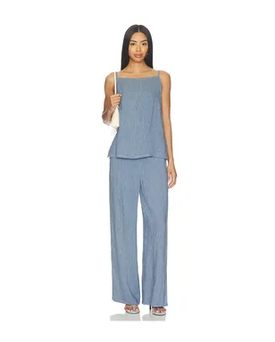 Theory Denim Apron Top - サムネイル4
