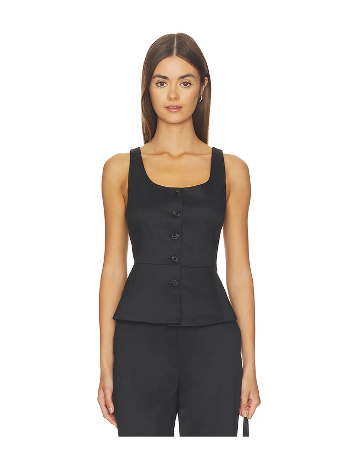 Theory Peplum Vest - 画像1