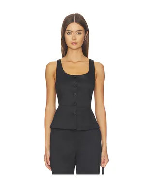 Theory Peplum Vest - サムネイル1