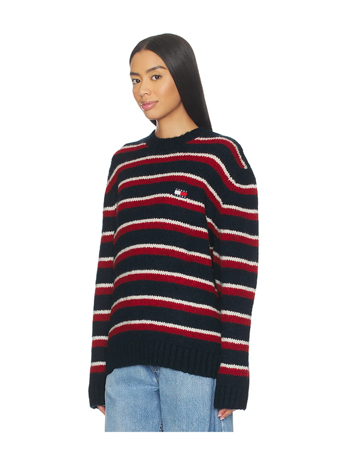 Tommy Jeans STRIPE BADGE セーター - 画像2