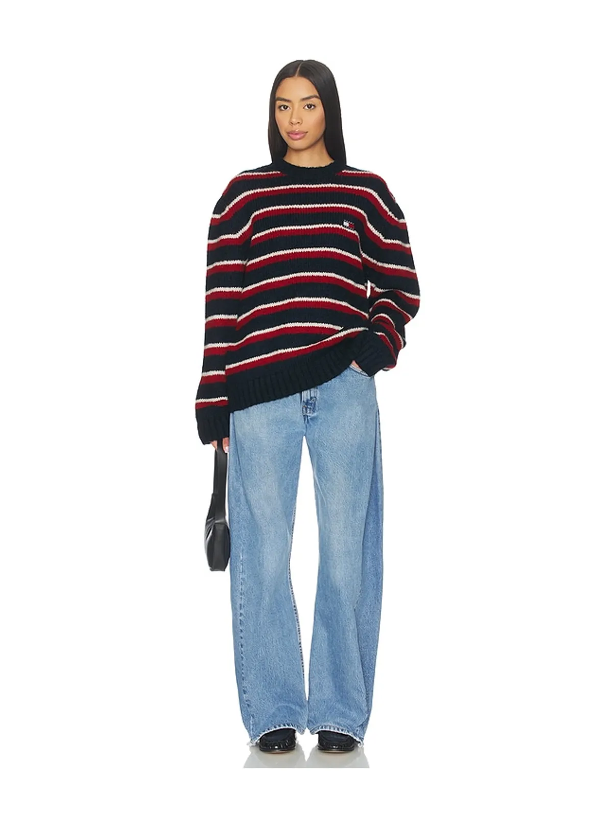 Tommy Jeans STRIPE BADGE セーター - 画像4