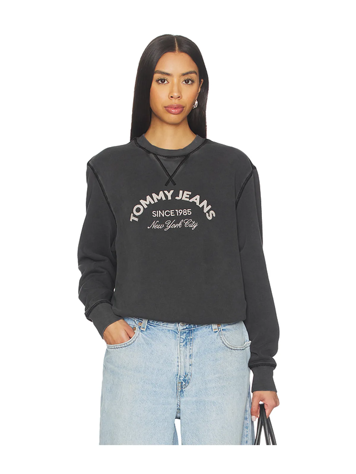 Tommy Jeans APPLIQUE スウェットシャツ - 画像1