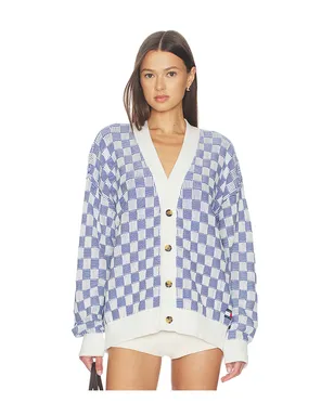 Tommy Jeans RELAXED カーディガン - White,Blue. - サムネイル1