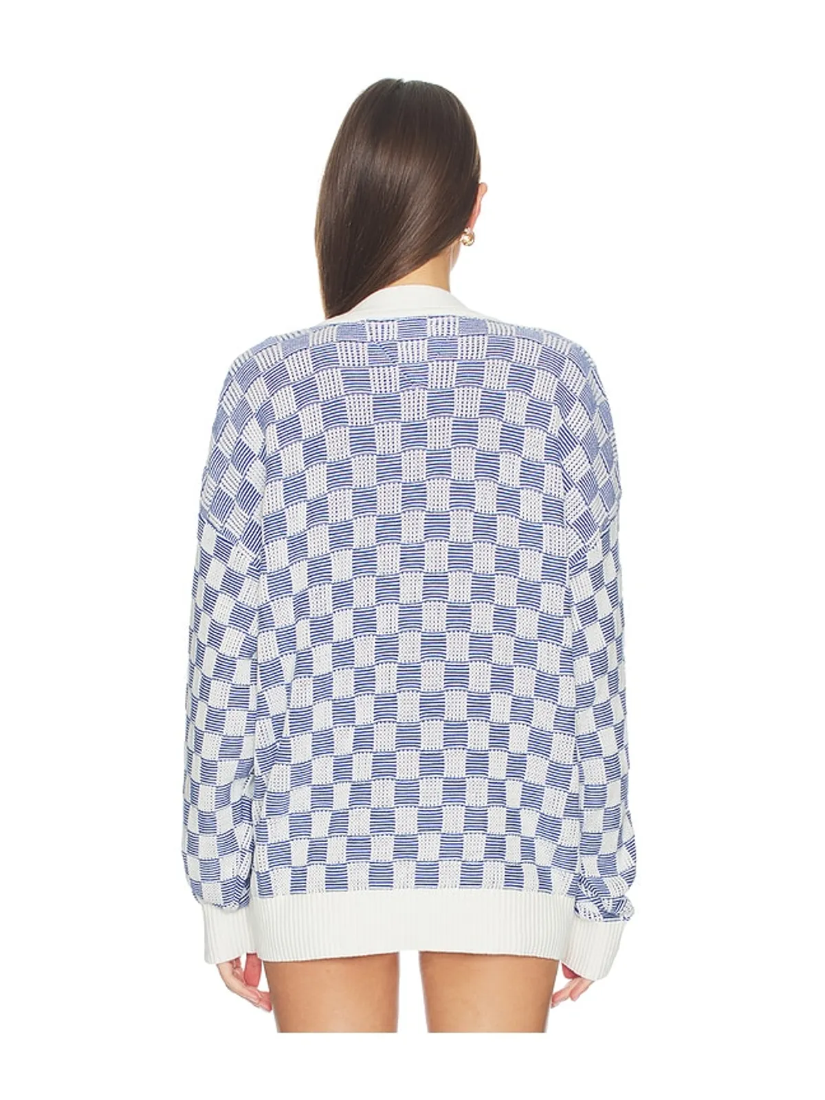 Tommy Jeans RELAXED カーディガン - White,Blue. - 画像4