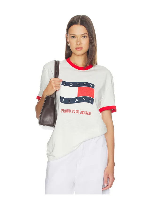 Tommy Jeans Tommy Jeans REGULAR リンガーTシャツの商品画像