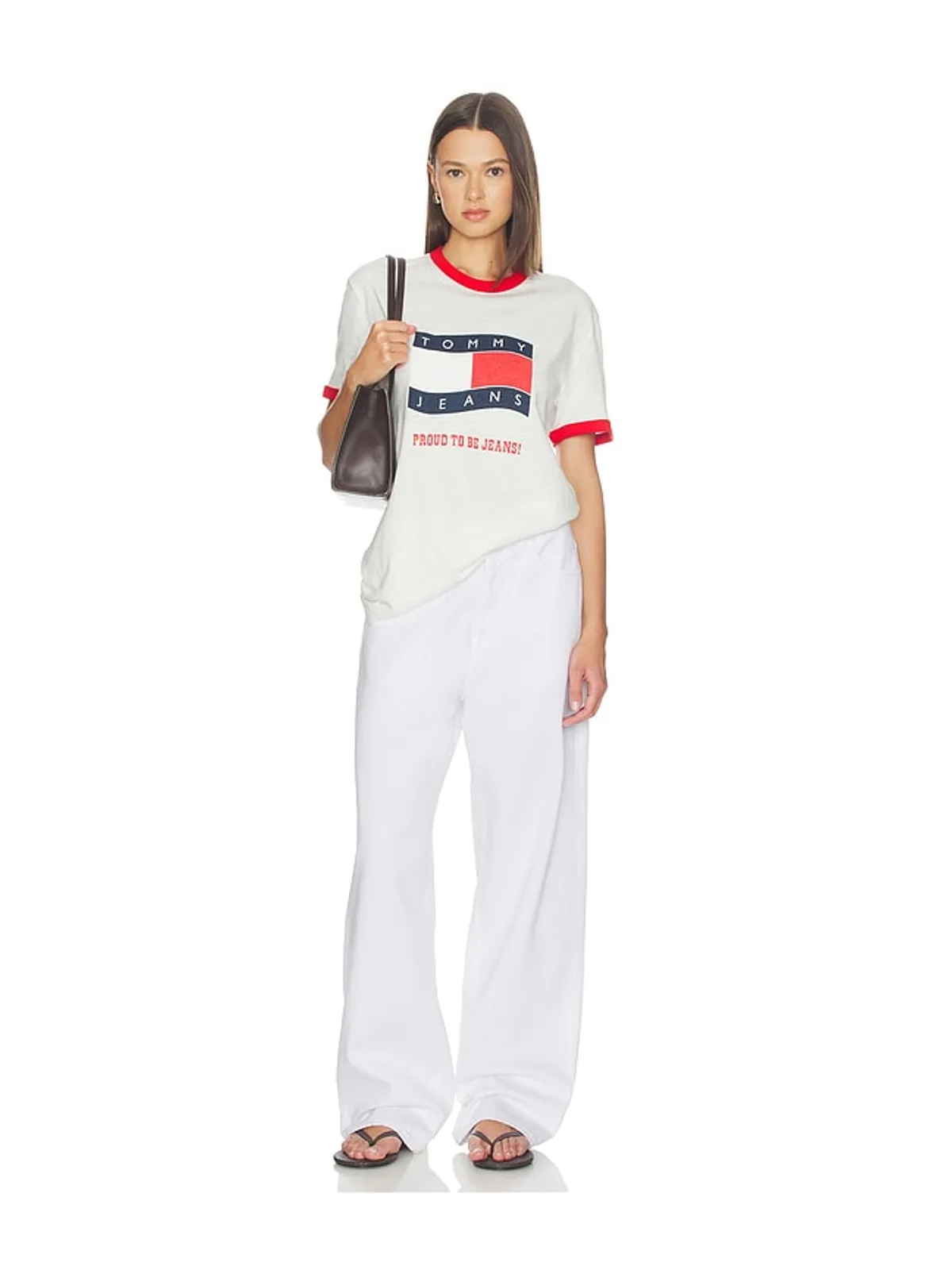 Tommy Jeans REGULAR リンガーTシャツ - 画像4
