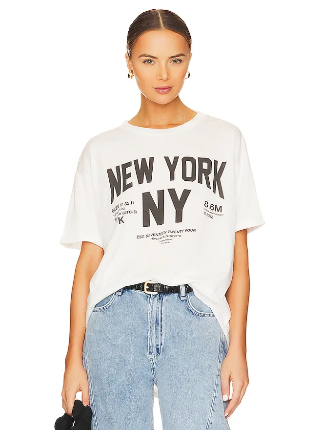 The Laundry Room The Laundry Room WELCOME TO NEW YORK オーバーサイズTシャツの商品画像