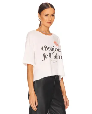 The Laundry Room JE T'AIME CROP OVERSIZED Tシャツ - サムネイル2