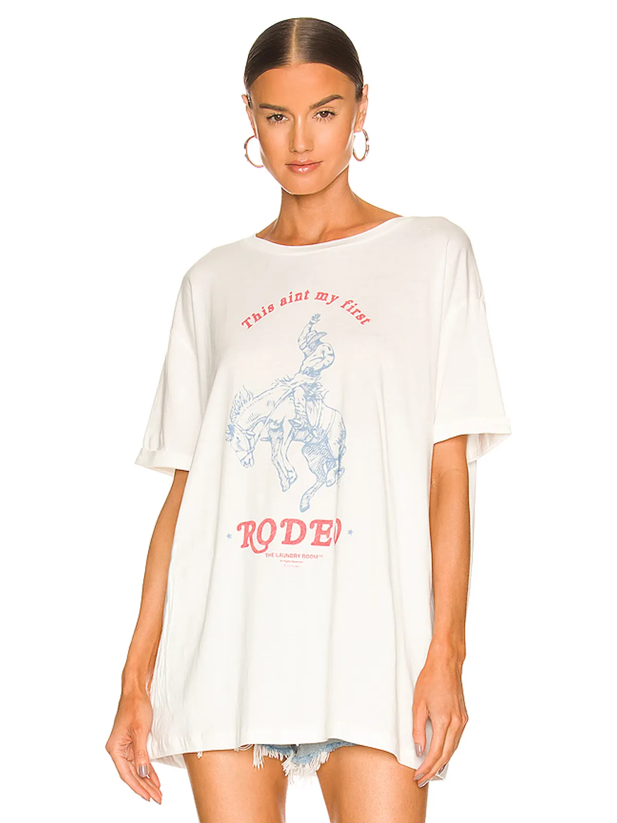 The Laundry Room THIS AIN'T MY FIRST RODEO OVERSIZED Tシャツ - 画像2