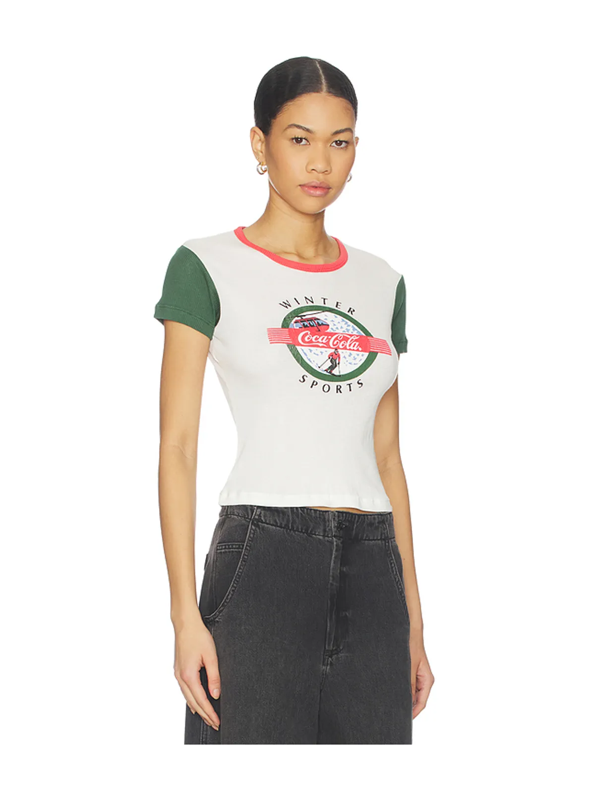 The Laundry Room COCA COLA WINTER SPORTS ベイビーTシャツ - 画像2