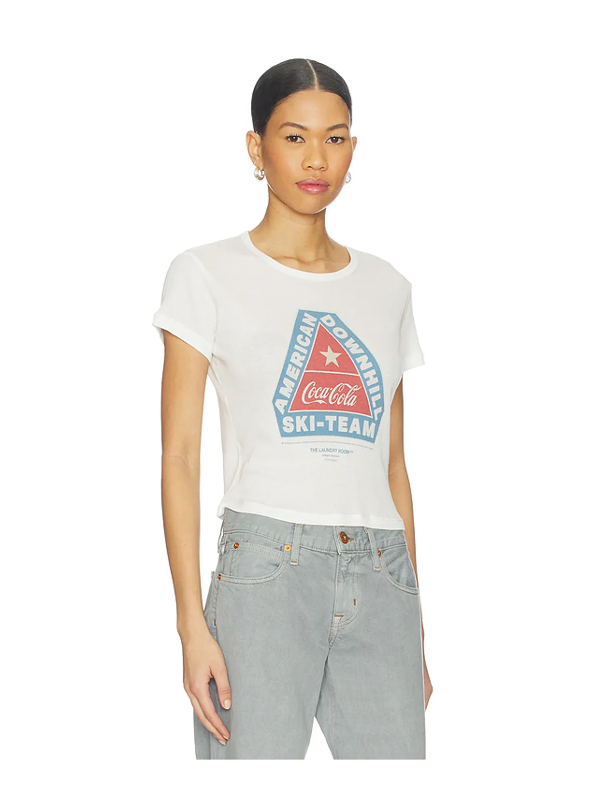The Laundry Room AMERICAN DOWNHILL SKI TEAM ベイビーTシャツ - 画像2