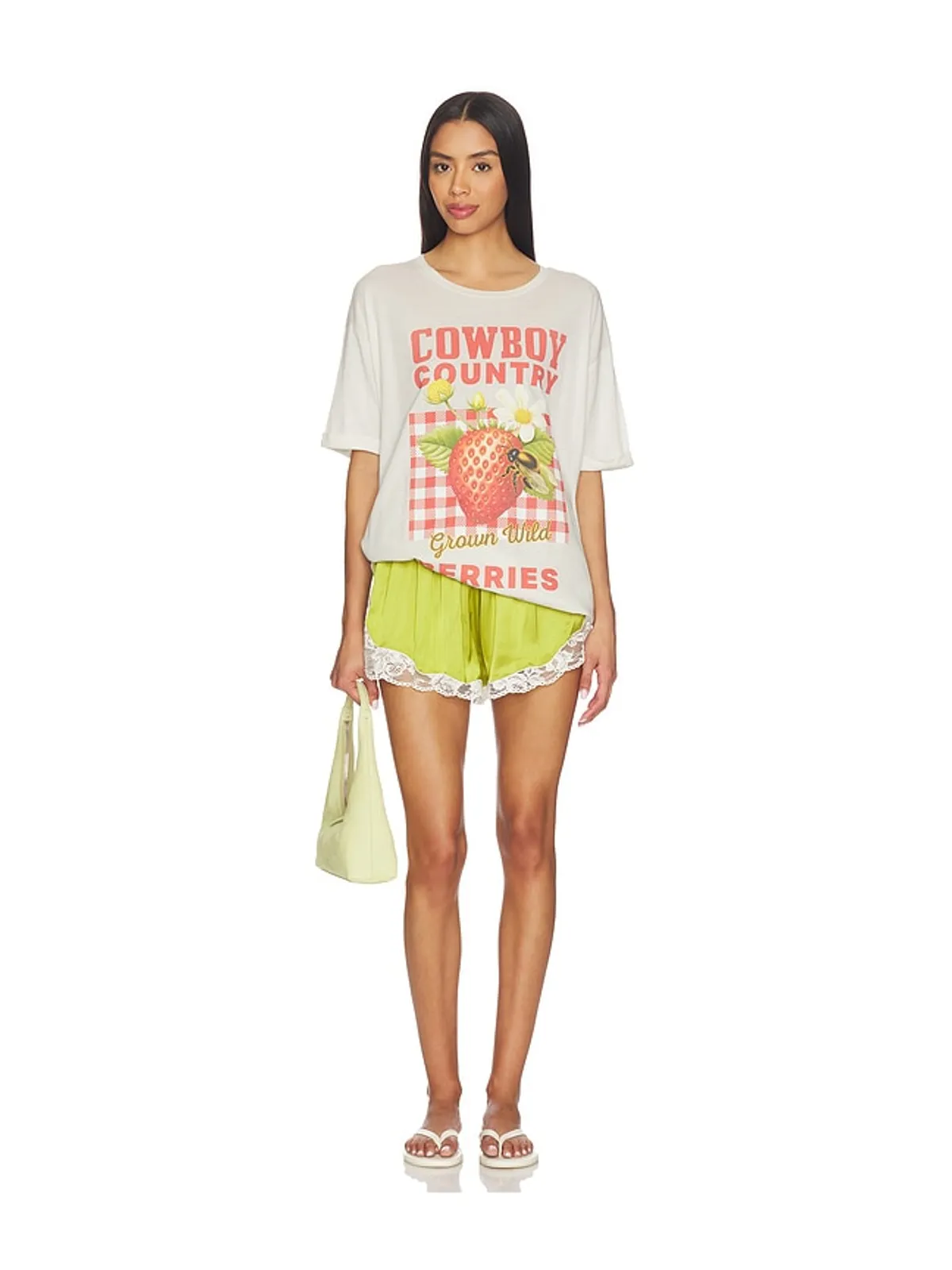 The Laundry Room COWBOY COUNTRY BERRIES オーバーサイズTシャツ - 画像4