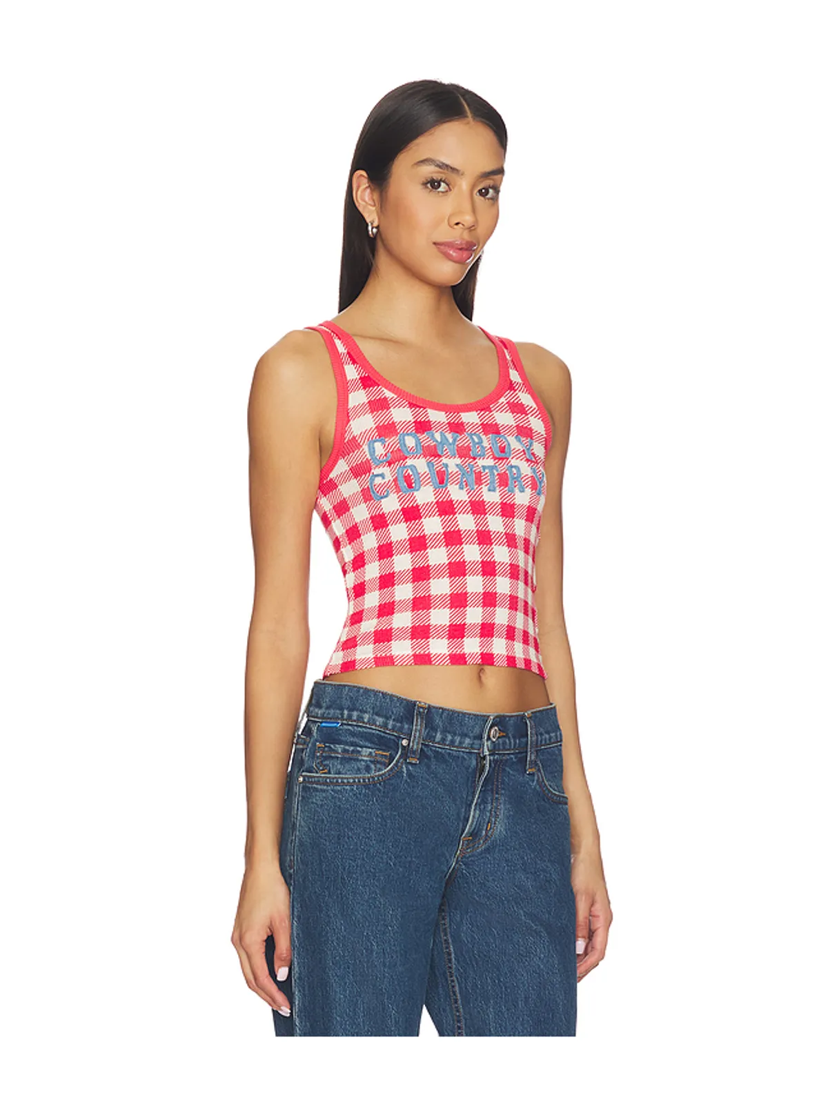 The Laundry Room COWBOY COUNTRY DENIM リブタンクトップ - 画像2