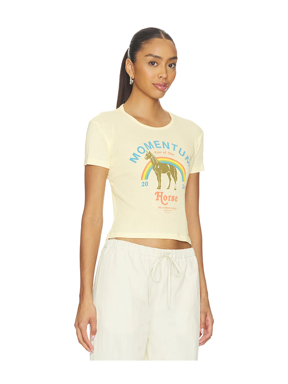 The Laundry Room MOMENTUM HORSE BABY Tシャツ - 画像2