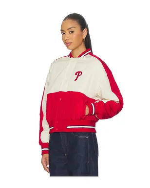 Terez PHILLIES クロップボンバー - Red,White. - サムネイル3
