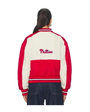 Terez PHILLIES クロップボンバー - Red,White. - サムネイル4