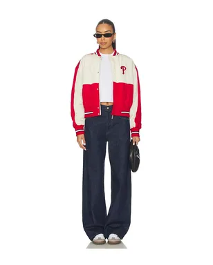 Terez PHILLIES クロップボンバー - Red,White. - サムネイル5