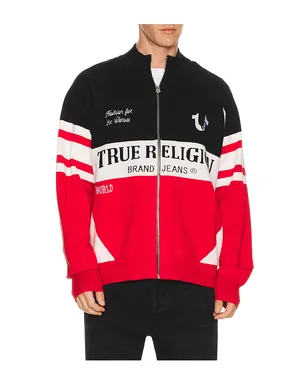 True Religion RACING RAGLAN ジッパーセーター - サムネイル1