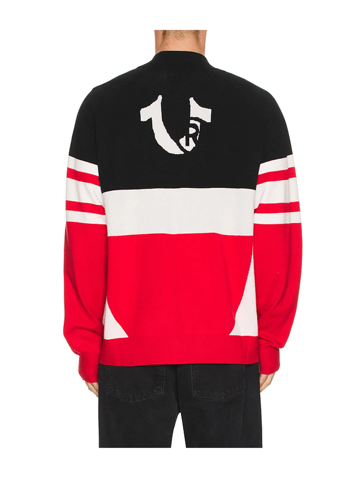 True Religion RACING RAGLAN ジッパーセーター - 画像2