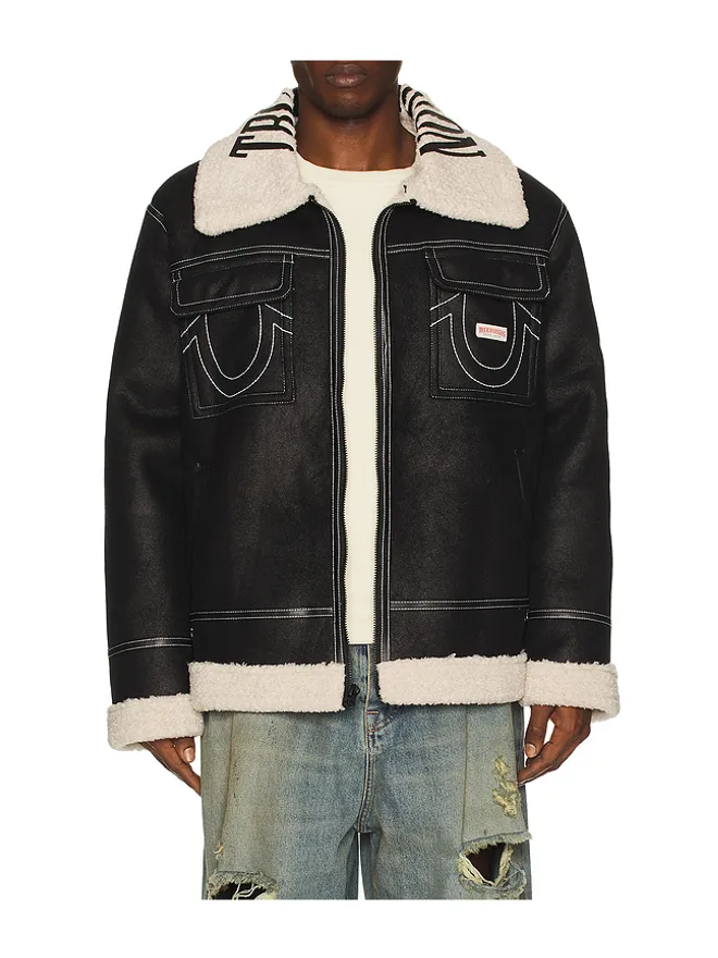 True Religion True Religion フェイクファージャケットの商品画像
