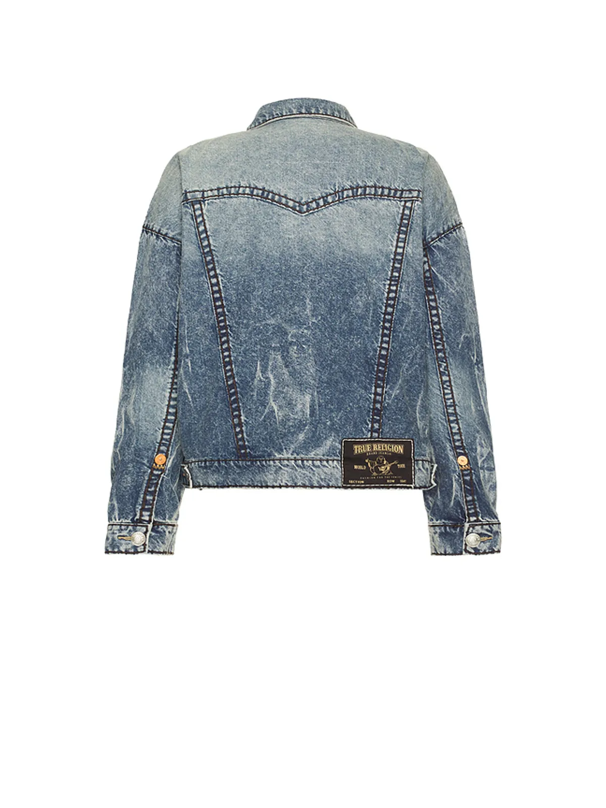 True Religion SUPER T クロップデニムジャケット - 画像2