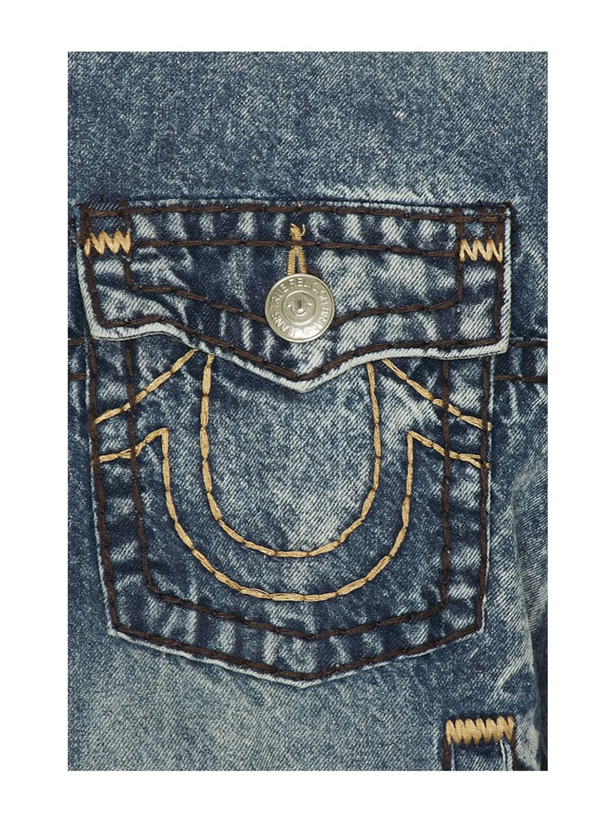 True Religion SUPER T クロップデニムジャケット - 画像3