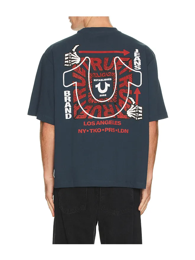True Religion True Religion THUMBS UP ボクシーTシャツの商品画像