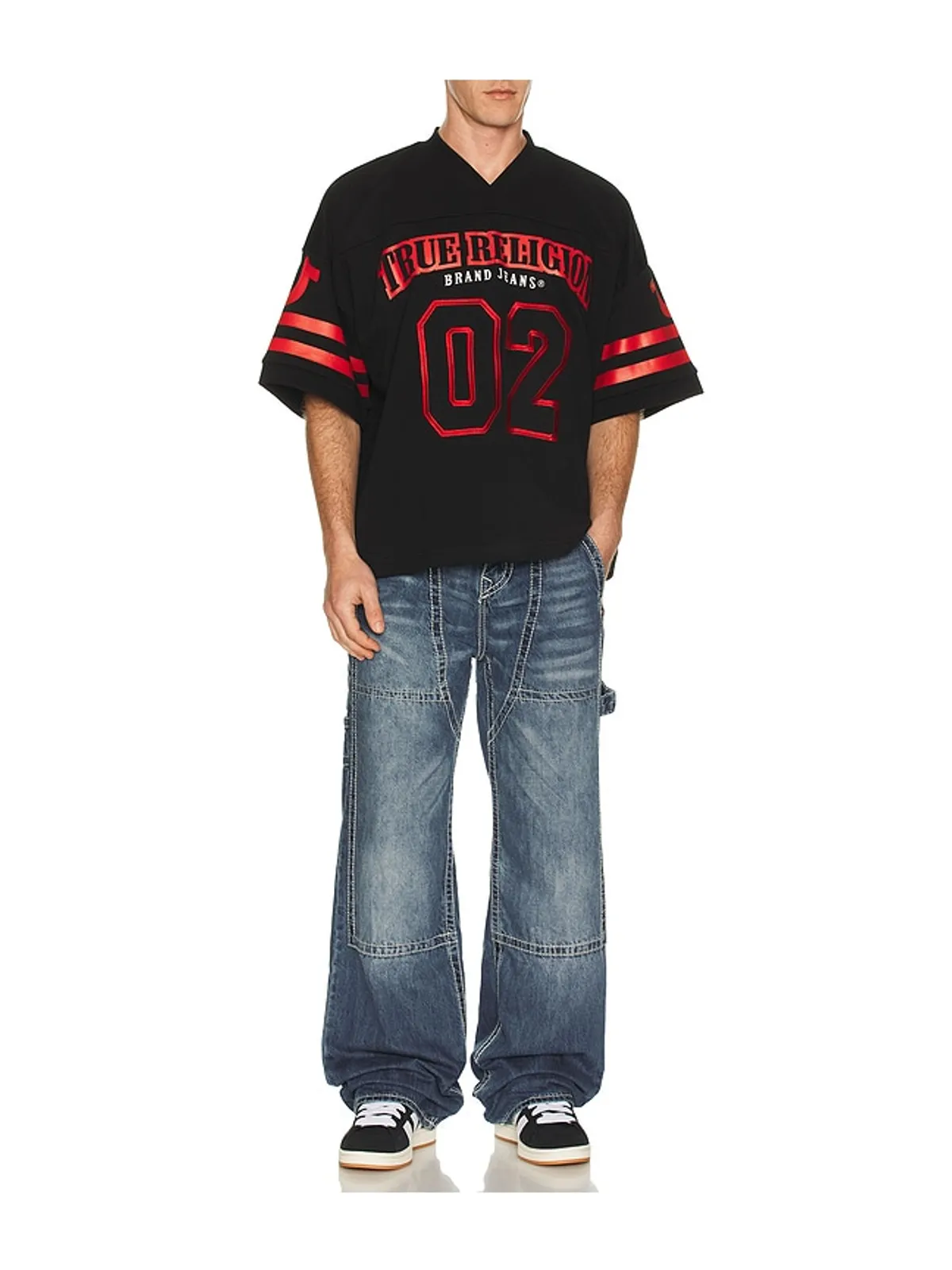 True Religion FOOTBALL ボクシージャージー - 画像4