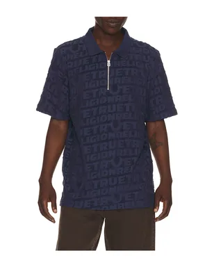 True Religion LOGO ジッパーポロ - サムネイル1