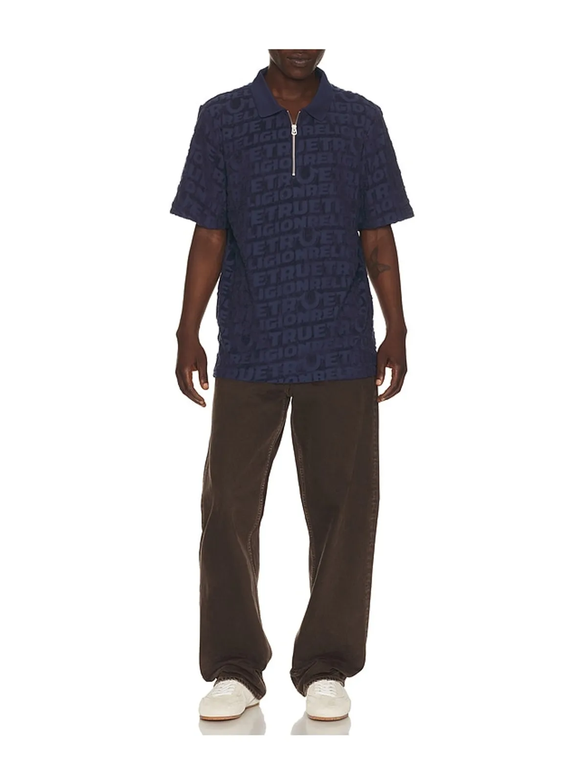 True Religion LOGO ジッパーポロ - 画像3