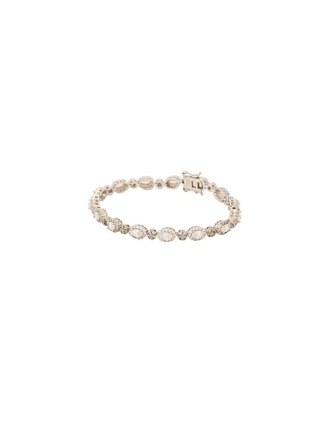 The M Jewelers NY The M Jewelers NY OVAL AND PAVED CZ ダイアモンドブレスレットの商品画像