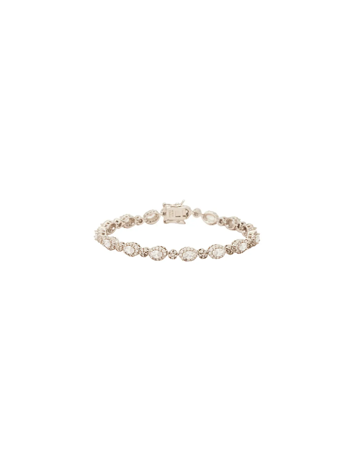 The M Jewelers NY OVAL AND PAVED CZ ダイアモンドブレスレット - 画像2