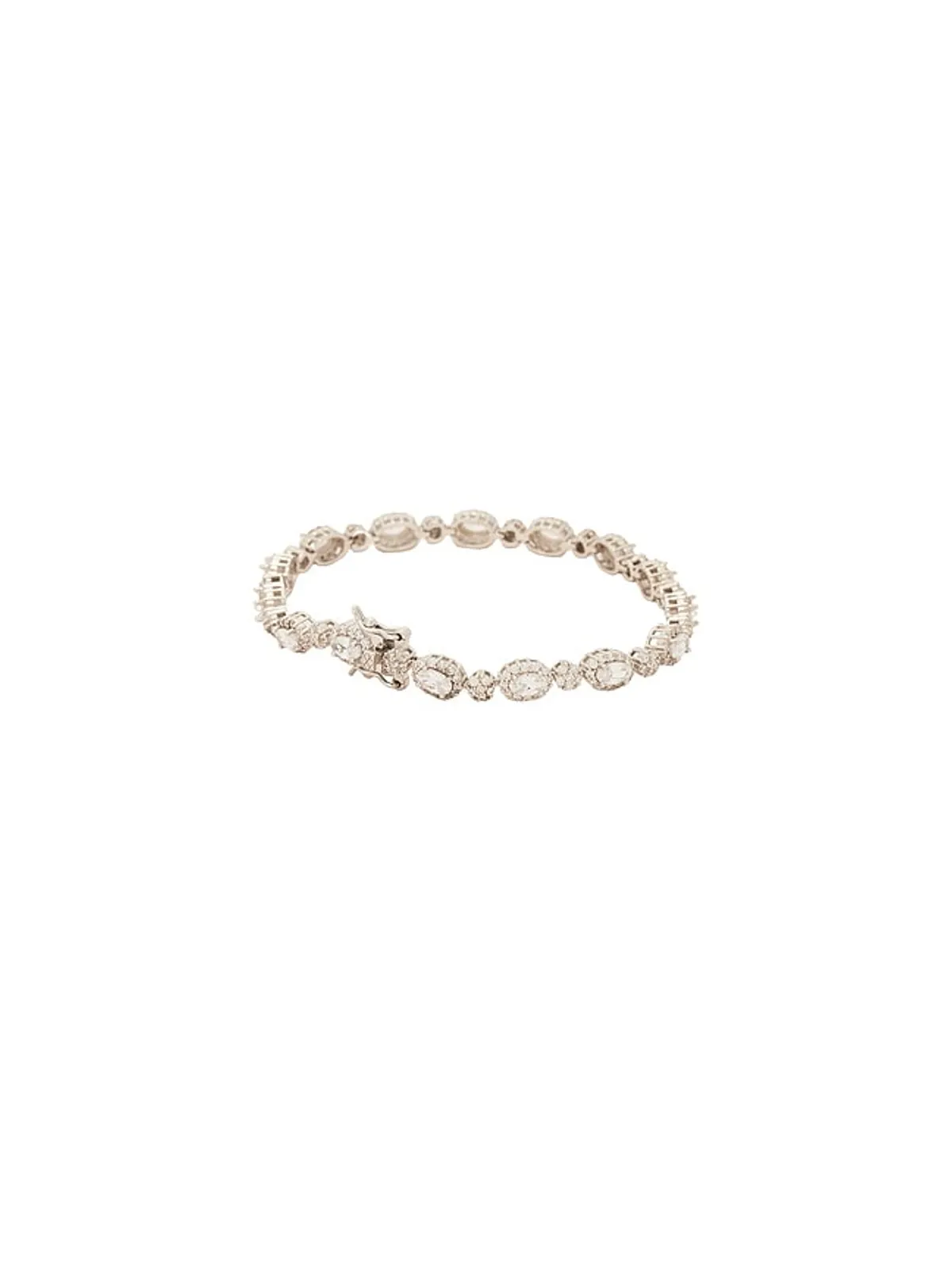 The M Jewelers NY OVAL AND PAVED CZ ダイアモンドブレスレット - 画像3