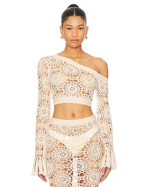 Tularosa LUANNE COLD SHOULDER トップ - サムネイル1