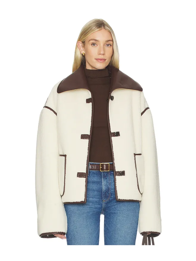 Tularosa Tularosa MARGOT ジャケット - Brown,Cream.の商品画像