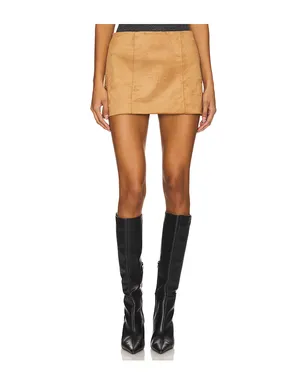 Tularosa GINNY FAUX SUEDE MINI スカート - サムネイル1