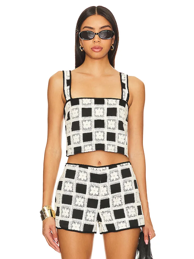 Tularosa Tularosa ANNA トップ - Black,White.の商品画像