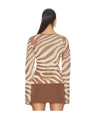 The Wolf Gang TOP トップ - Brown,Neutral. - サムネイル3