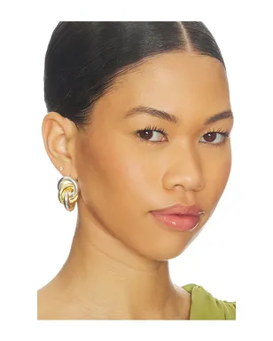 Uncommon Matters TENDRIL イヤリング - Metallic Silver,Metallic Gold. - サムネイル3
