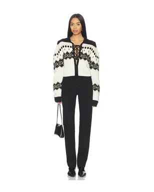 Understated Leather NORDIC COWBOY セーター - Black,White. - サムネイル4