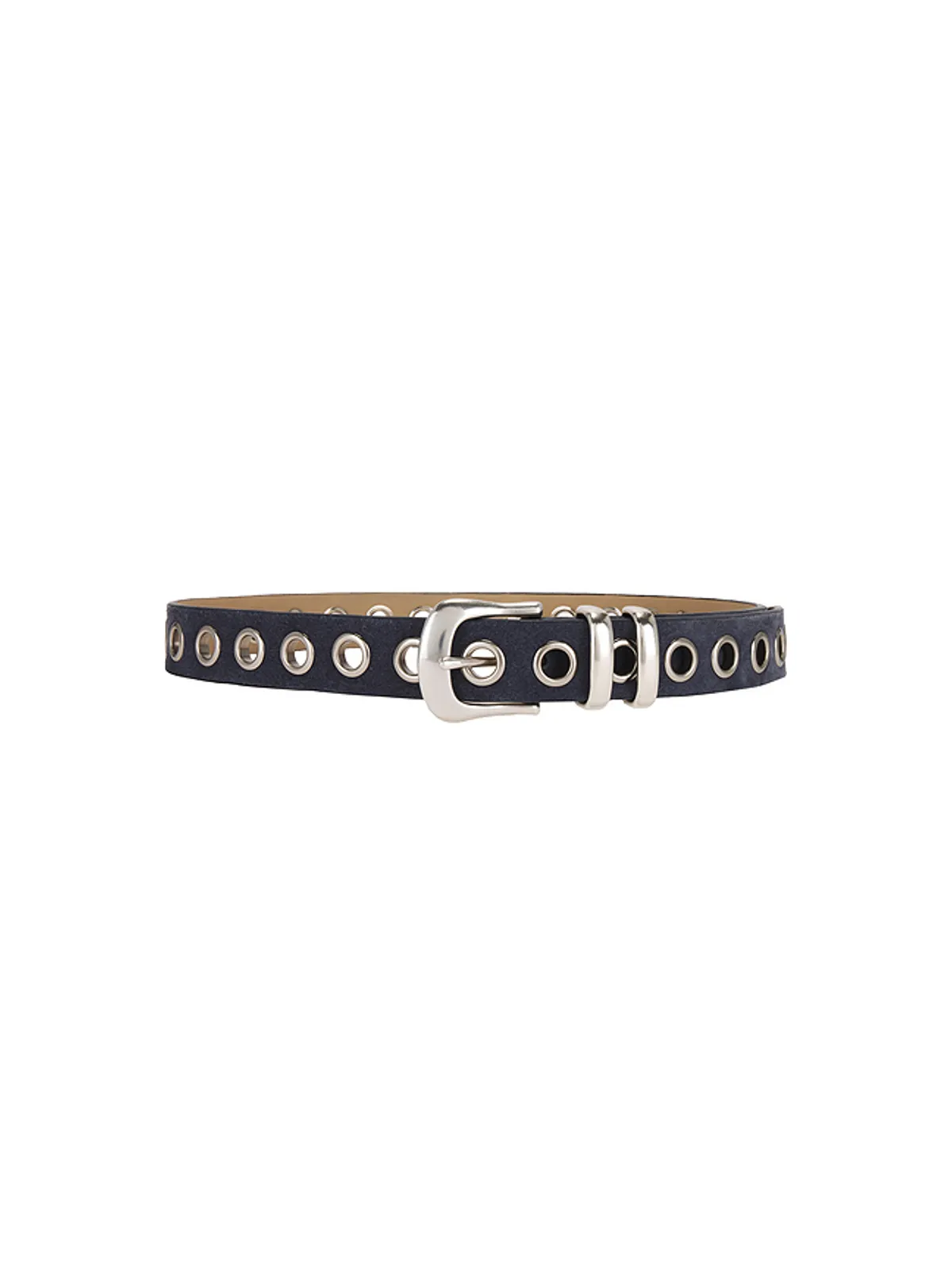 Understated Leather EYELET ベルト - 画像1