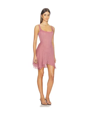 Understated Leather SHEER HONEYMOON MINI ドレス - サムネイル2