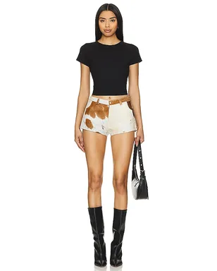Understated Leather COWHIDE ショートパンツ - サムネイル4