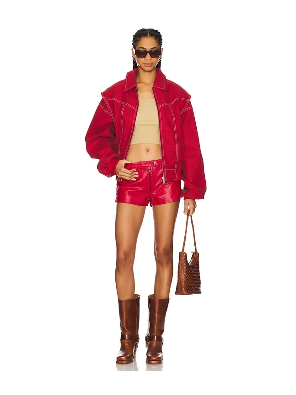 Understated Leather PERFECT レザーショートパンツ - 画像5